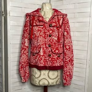Elevenses Red Floral Jacket
